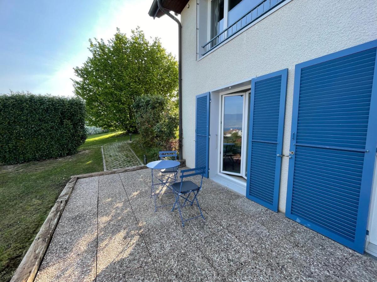 Studio Terrasse Vue Lac Entree Independante Font Exterior foto